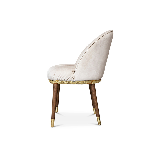 كراسي طعام مصنوعة من الخشب الصلب بتصميم إيطالي فاخر