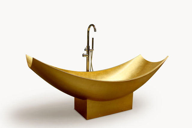 حوض استحمام من الألياف الزجاجية فريد من نوعه على شكل ماسي واقف من ألياف الكربون باديوان